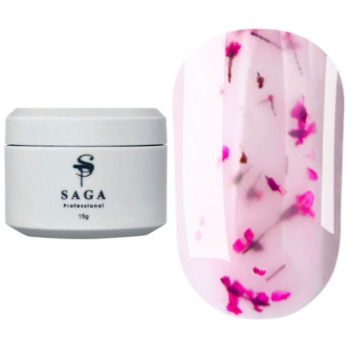 Гель для нарощування Liquid Floral gel Saga 15 мл №1 Гель для нарощування Liquid Floral gel Saga 15 мл №1